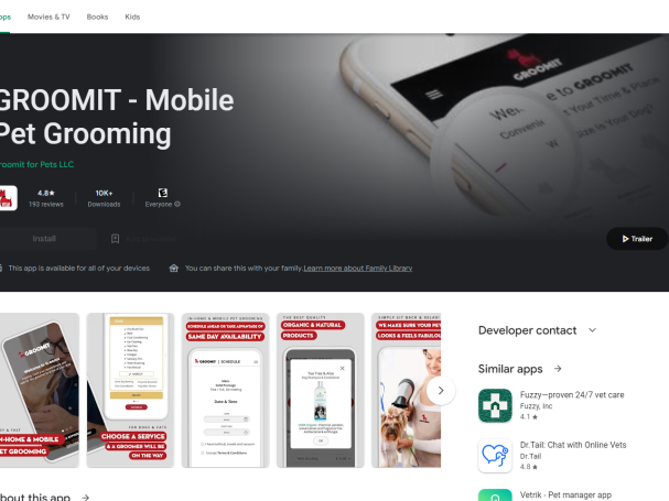 GROOMIT - Mobile Pet Grooming - Apps on Google Play
